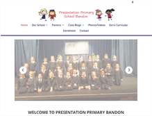 Tablet Screenshot of presentationprimarybandon.com